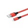 Hoco X14, Lightning cable - USB, 2 A, 2 m, fast charging, nylon braid, red