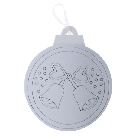 Christmas tree decoration for coloring "Calling" 4 pcs., Brush-2