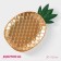 Fruit dish "Golden Pineapple", 30 × 19 × 2.5 cm, gold color