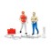 Ambulance figures, with accessories