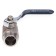 Ballic Aqualink, PN 50 tap, internal/outer thread 3/4 ", handle, nickel.