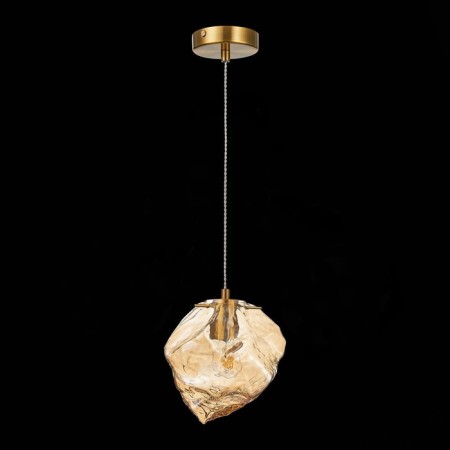 STL LUCE Sus. SL1175.303.01. Portici. 1x40 W, E14, 18x18 cm, brass color-4