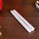 Set of candles of twisted, 1.5x 15 cm, 2 pieces, sparkle, silver