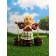 Garden figure "Grandma with buckets" 20x7x19cm