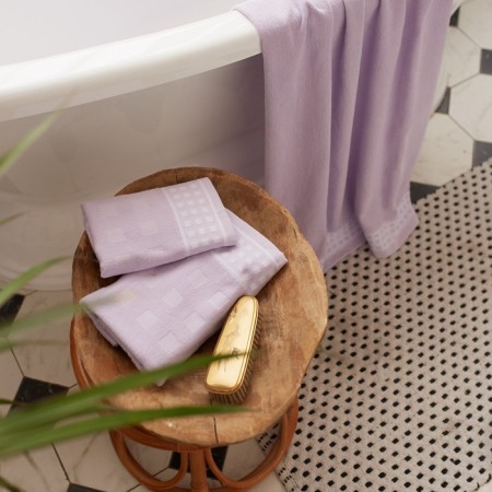 Trick Lovelife "Square" 30x60 cm, color is light lavender, 100% cotton, 380 g/m2-4