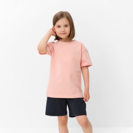 Kids (T -shirt, shorts) minku beige color/ graphite, height 110 cm-13