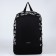 School textile “inscriptions”, 46x30x10 cm, vertical pocket, black color