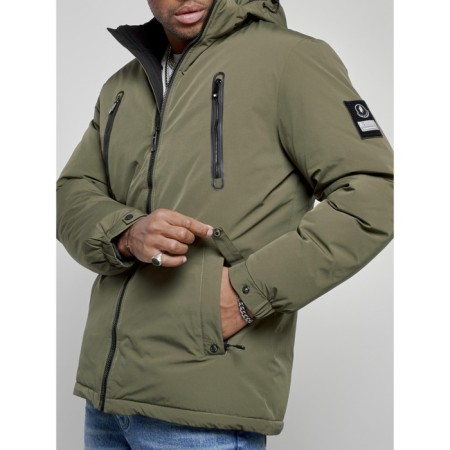 Sports male winter, size 56, khaki color-11
