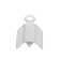 Build for the tape (set of 20 pcs.), Color silver, 10 mm