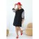 Female dress, size 54, black color