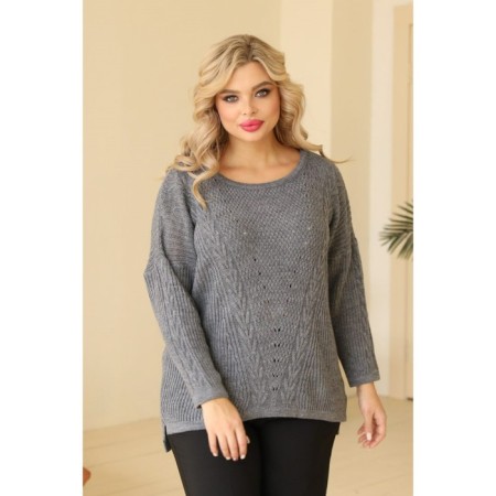 Women's jumper Wisell, size 48, gray color-8
