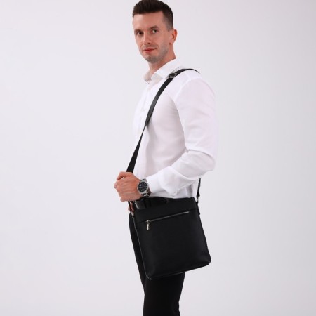Male bag, black color-6