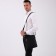 Male bag, black color