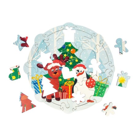 Puzzle "New Year's mood"-8