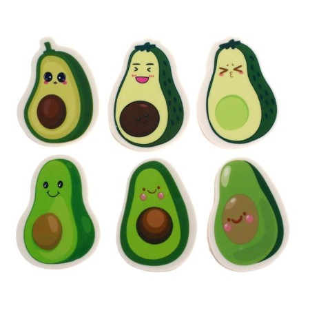 Figure eraser "Avocado", mix (barcode on a piece)-2