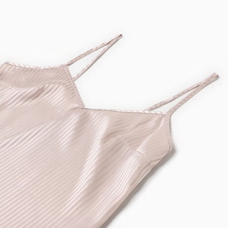 Top female on the straps Minaku: Home Collection Beige Color, Rr. 46-4