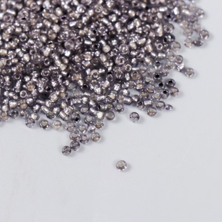 Beads "Astra" 11/0, 20 g (1096 lavender/transparent)
