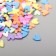 Decor for creativity plastic "Bright hearts" set 20 grams mix