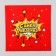 Paper napkins “Happy birthday!”, Bright explosion, 33x33 cm, 20 pcs.