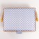 Casket for needlework "White peas on blue" 13x17.5x24 cm
