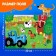 Puzzle "Blue Tractor on the Farm", 35 elements