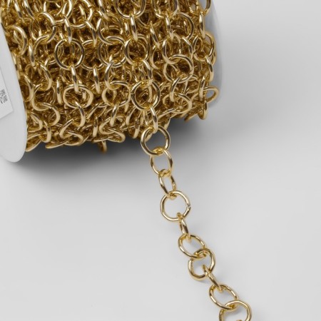 A bag for a bag, metal, d = 12 mm, 10 ± 0.5 m, gold color-1