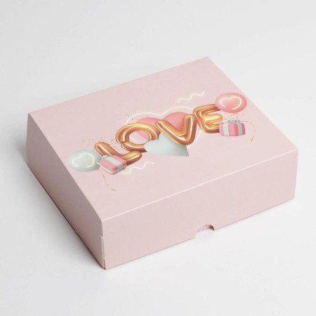 Confectionery packaging, Love box, 17 x 20 x 6 cm