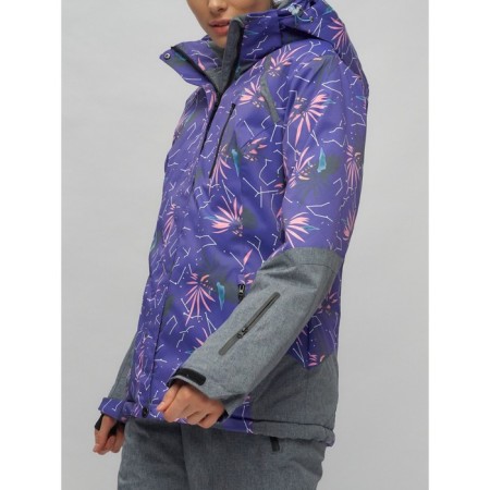 Ski suit, size 46, purple color-27