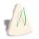 Mineral stone "Pigger" for rodents, cheese, 50 g