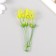 Artificial plant for creativity "celandine" set 12 pcs yellow 9 cm