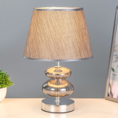 Board Lamp "Venice" E27 40W chrome-silver 21x21x33 cm Risalux-1