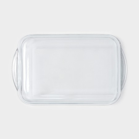 Form for baking and baking of heat -resistant glass, 3.85 liters, rectangular-6