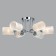 Olympia chandelier, size 62x19x62 cm, 360W 6xe27 IP 20