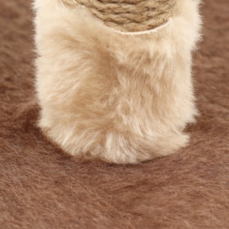 Complex for cats with a claw, collapsible, with a hammock, 33 x 76 x 105 cm, beige-5