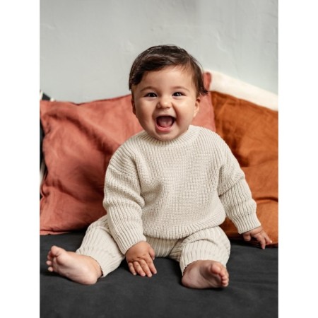 Pants knitted children's amababy pure love comfy, height 98, milk color-14