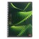 Notebook A4, 96 sheets in a cage on the crest "Abstraction", cover coated cardboard, glossy lamination, block 65 g/m2, 4V mix