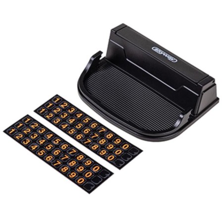 Phone holder on the SkyWay panel, multifunctional, black, S00301041