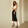 Women's skirt Minaku: Green Trend Black Black, Rr. 48