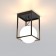 Ceiling chandelier Mantra Desigual, E27, 1x20W, 195x195x305 mm, black color