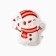New Year. Pillow Ethel "Snowman" 30x32 cm, 100 p/e, velor