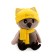 Soft toy "owl Sonya", in a hat of a kitten, 20 cm