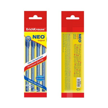 Ballic handle, node 0.7 mm, subtle letter, Erichkrause Neo Original, blue ink blue-6