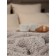 Texrepublic blanket, size 200x220 cm, gray color