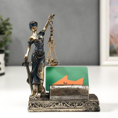 Souvenir Polystone Businessman "Femis - the goddess of justice" 18x13.5x5 cm-1