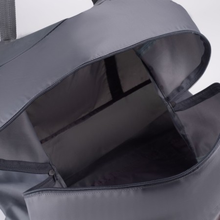 Board Road on a zipper, folding in a cosmetic bag, outer pocket, gray/orange color-3