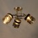 Rhine chandelier 3he27 40w Black 58x58x27 cm Bayerlux