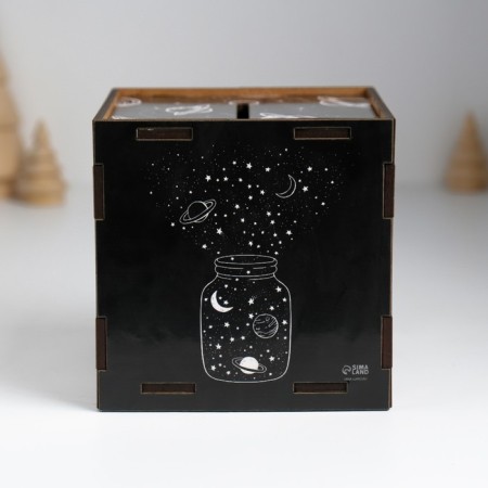Piggy bank Cube "Miracles" 10x10x10 cm-3