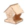 Wooden Bird Designer Feet "Hare with carrots", 14 × 14.5 × 18 cm, Greengo