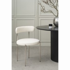 Loter chair, 510 × 510 × 770 mm, book, white color