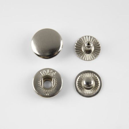 Installation button, alpha (S-shaped), d = 12.5 mm, nickel color-2